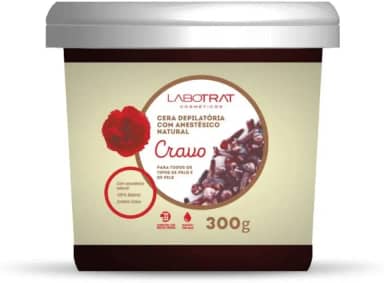 Labotrat Cera Depilatoria Cravo Anestesica 300G