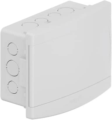 Quadro de Distribuição Embutir 6/8 Disjuntores Porta Branca com Barramento - 7899052576815 - TIGRE