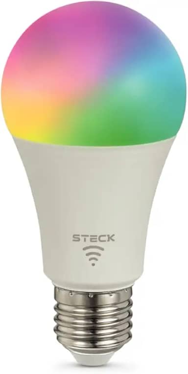 Steck, Lâmpada Rgb+ 12W Wi-Fi Ble, Ambiente Conectado, SLAMP1