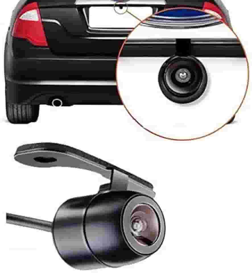 Câmera de Ré Automotiva Estacionamento Borboleta Colorida 170º AVI 520p 12V Montagem Aftermarket