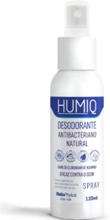 Desodorante Spray Antibacteriano Natural Vegano Humiq 120ml - BellaPhytus