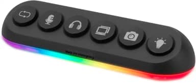 Hub USB 5 Portas 3.0 Deck 5 Preto com RGB Streamplify
