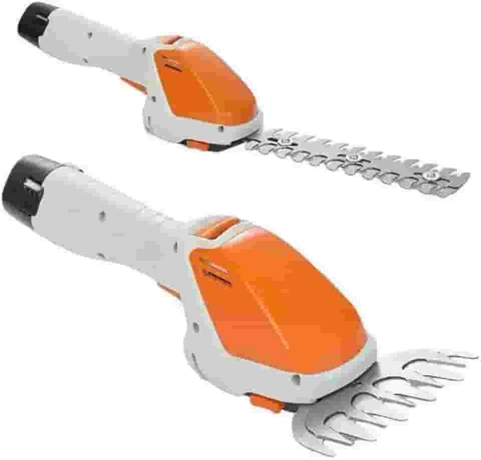 Aparador de Grama Eletrico Cortador 2 em 1 Portátil Cortador De Grama Portátil Sem Fio Tesoura de Grama sem fio Aparador de Sebes e Arbustos Portátil 2 Em 1 - YODHE