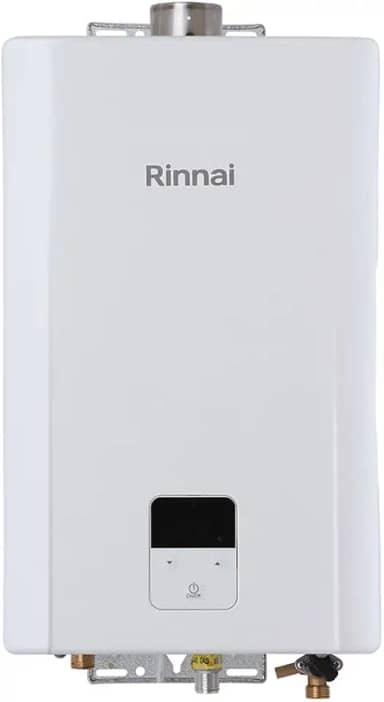 Rinnai E10-10 litros GN (Gás Natural) Branco - Aquecedor de Água a Gás Digital REU-E100 FEH
