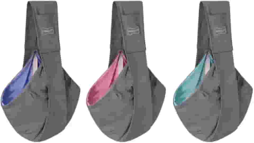 Bolsa Canguru Sling Para Pet (Azul)