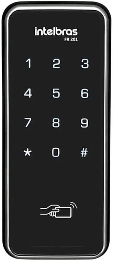 Fechadura Digital de Sobrepor Touch Screen FR 201 Intelbras