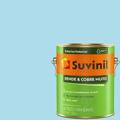 TINTA SUVINIL. ACRILICO RENDE & COBRE MAIS HARMONIA 3,6L