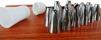 Saco Decorador Confeiteiro Profissional 12 Bicos Inox Bolo