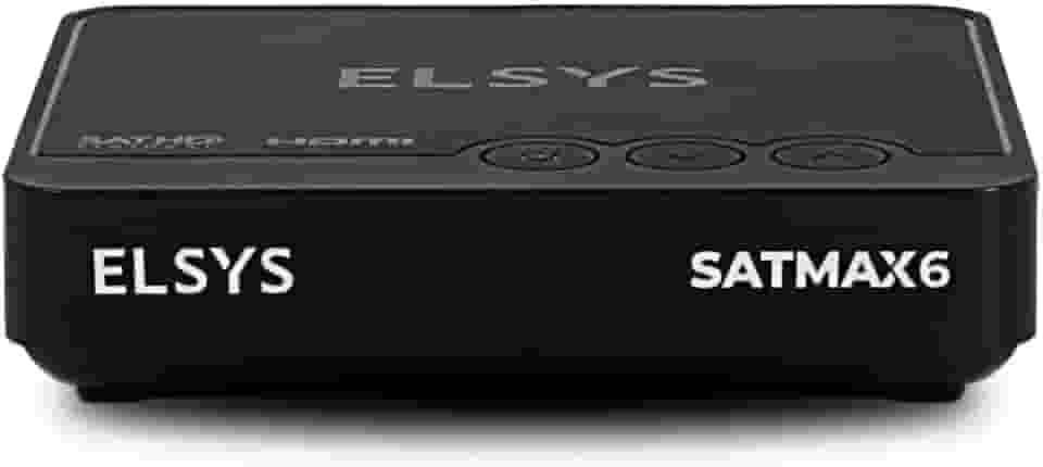 Receptor Digital de TV via satélite, Full HD, com gravador, Bivolt, Entrada USB (Fotos, Músicas e Vídeos), Elsys, ETRS72 - Satmax 6