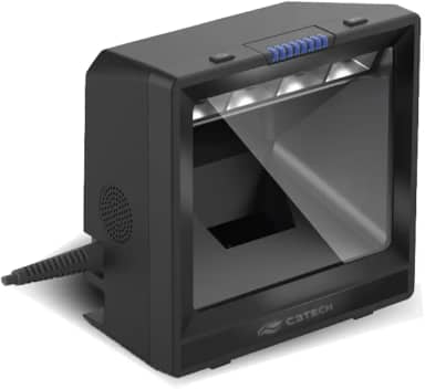 C3Tech Leitor de Codigo de Barras LB-D2000BK 1D/2D USB, QR Code, Le Danfe, Boletos, tela digital, imagem inversa, Sensor CMOS, Compativel com Windows, MacOS, Linux, Android