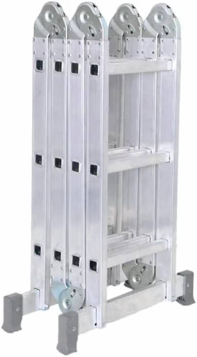 Escada Articulada 12 Degraus de Alumínio 4x3 13 Posições Reisam