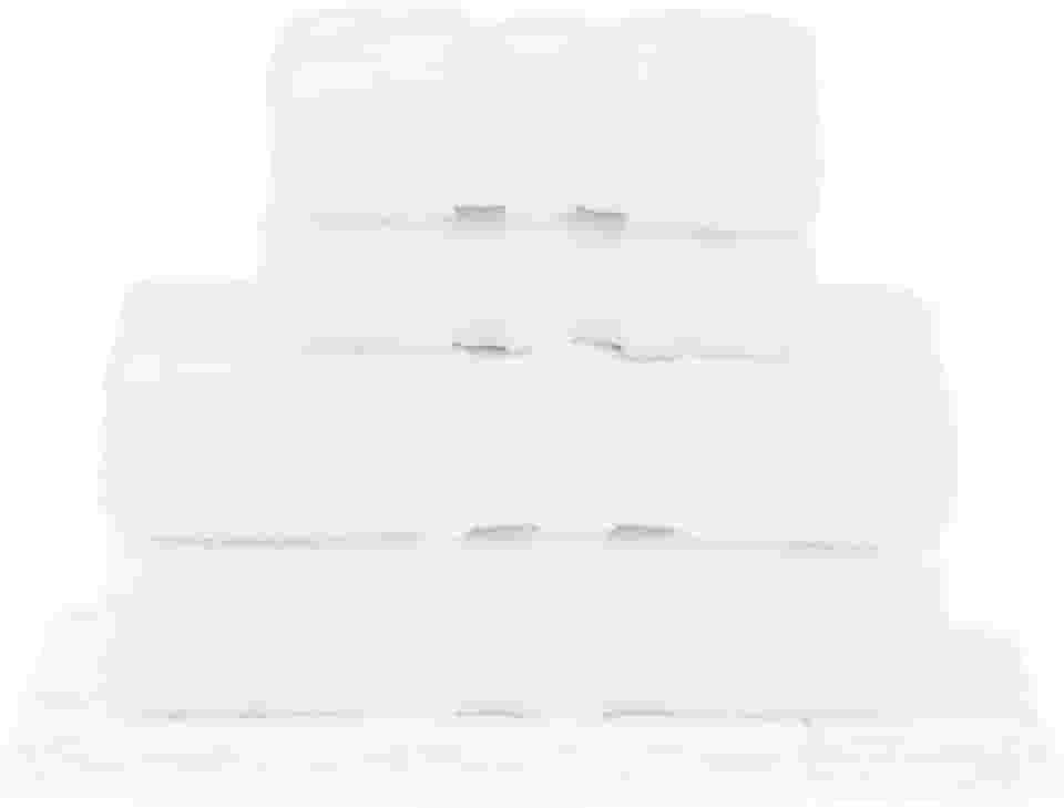 Jogo de Toalhas Buddemeyer Algodão Egípcio Branco Algodão