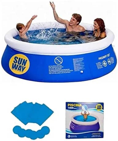 Piscina Inflável Com Borda 1000 Litros Elp01001 Sunway