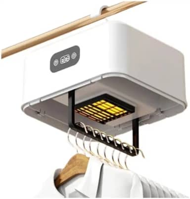 Secadora de Roupas Portátil, Secador Elétrico Mini com Varal Suspenso para Parede(220v)