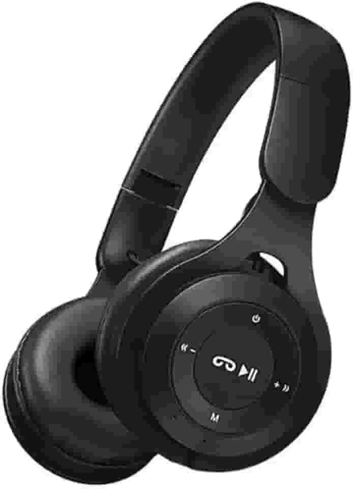 Fone de Ouvido Headset Sem Fio Bluetooth – Cancelamento de Ruído, Bateria de Longa Duração e Conforto Ergonômico para Música e Chamadas (Preto)