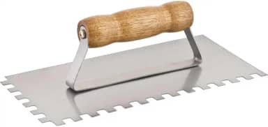 Desempenadeira de aço, dentada, fechada, 255 mm x 120 mm, VONDER