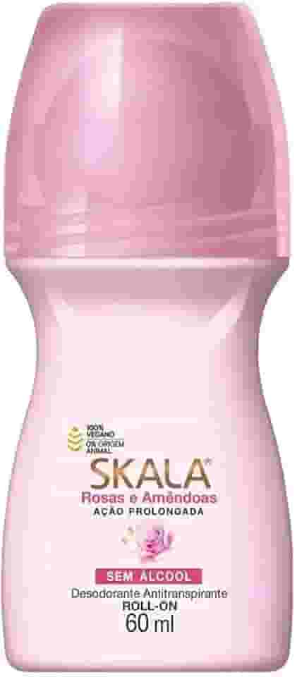 Desodorante Skala Roll-On 60Ml Rosas E Amendoas