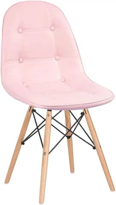 Loft7 Home Decor, Cadeira Charles Eames Eiffel Botonê - Rosa Claro