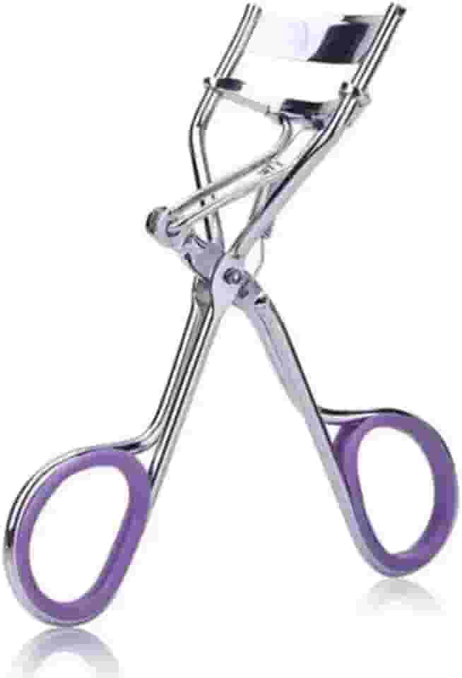 Curvador de Cílios Profissional - Design Ergonômico Metal Resistente com Borracha Extra