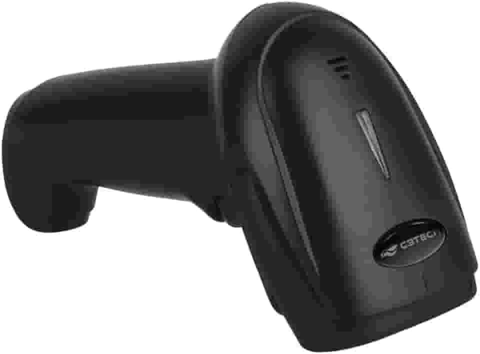 Leitor de codigo de barras C3Tech sem fio 2.4GHz LB-W110BK, 1D 2D QR code, sensor Cmos,WI-FI, Leitura de imagem inversa