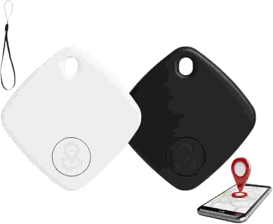 Rastreador Bluetooth Smart Tag – Compatível com App Buscar (Find My), Alarme Sonoro, Localização Global via GPS, Sensor de Movimento, Bateria Substituível - Ideal para Pets, Mochilas, Chaves, Idosos