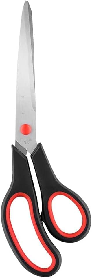 Tesoura de Aço Inox 25cm Cabo Emborrachado, BRW