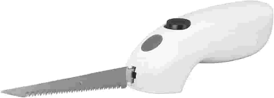 Irfora Faca Elétrica Easy Slice, Faca de filé Elétrica Sem Fio de Aço Inoxidável para Piquenique Em Restaurante Doméstico, Cabo Confortável, Lâminas Removíveis, Segura para Máquina de