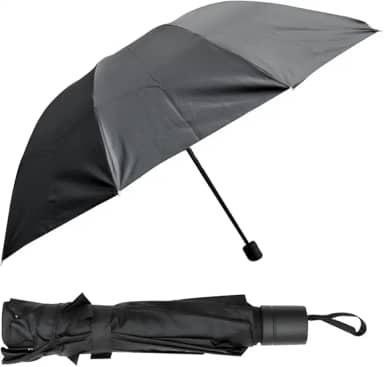 Guarda-Chuva Grande Reforçado 140cm – Resistente ao Vento, 10 Varetas, Cabe 2 Pessoas – Compacto, Leve e Cabe na Bolsa - NEXUS MARKET