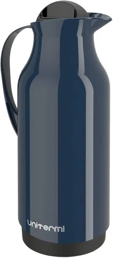 Garrafa Térmica Siena de Mesa para Chá e Café, 1 Litro, Bico Antigotas (Azul)