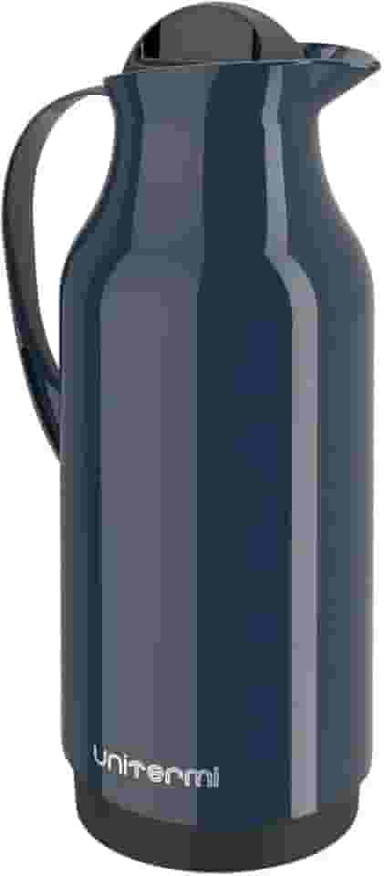 Garrafa Térmica Siena de Mesa para Chá e Café, 1 Litro, Bico Antigotas (Azul)