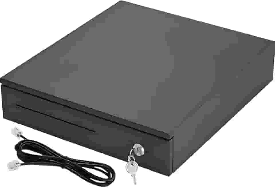 Caixa Registradora Comercial Gaveta de Dinheiro Reforçada com Abertura Automática e Manual