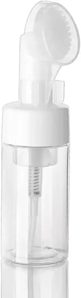 Frasco Pump Espumador 100ml Com Escova De Silicone Para SkinCare