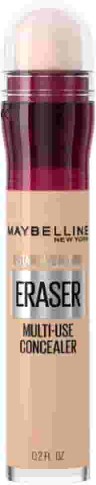 Maybelline NY Instant Age Rewind Corretivo Líquido, Multiuso que Corrige Olheiras e Linhas Finas, Contorna e Ilumina, Alta Cobertura e Fórmula Vegana, Cor 120 Light, 6ml