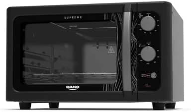 Forno de bancada elétrico Dako Supreme Preto 44 litros com grill dourador - 127v