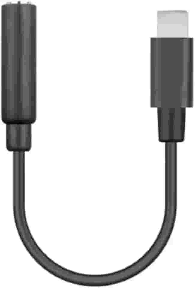 Adaptador Compátivel com Lightning (iPhone, iOS) Para P2 Fone de Ouvido Universal Compativel com iPhonei 6 7 8 Plus X 11 12 13 14 PRO MAX - Preto