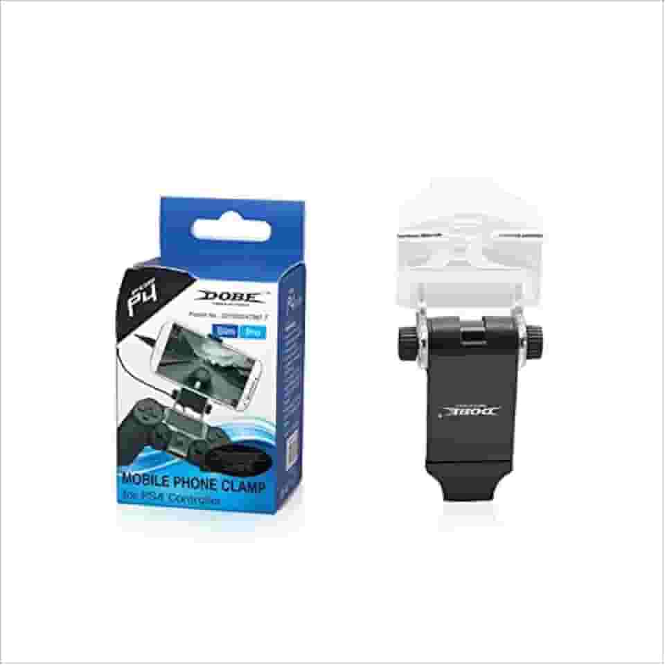 Dobe PS4 Controlador de Smart Phone Suporte de suporte para celular preto para controle Sony PlayStation 4 Dualshock 4