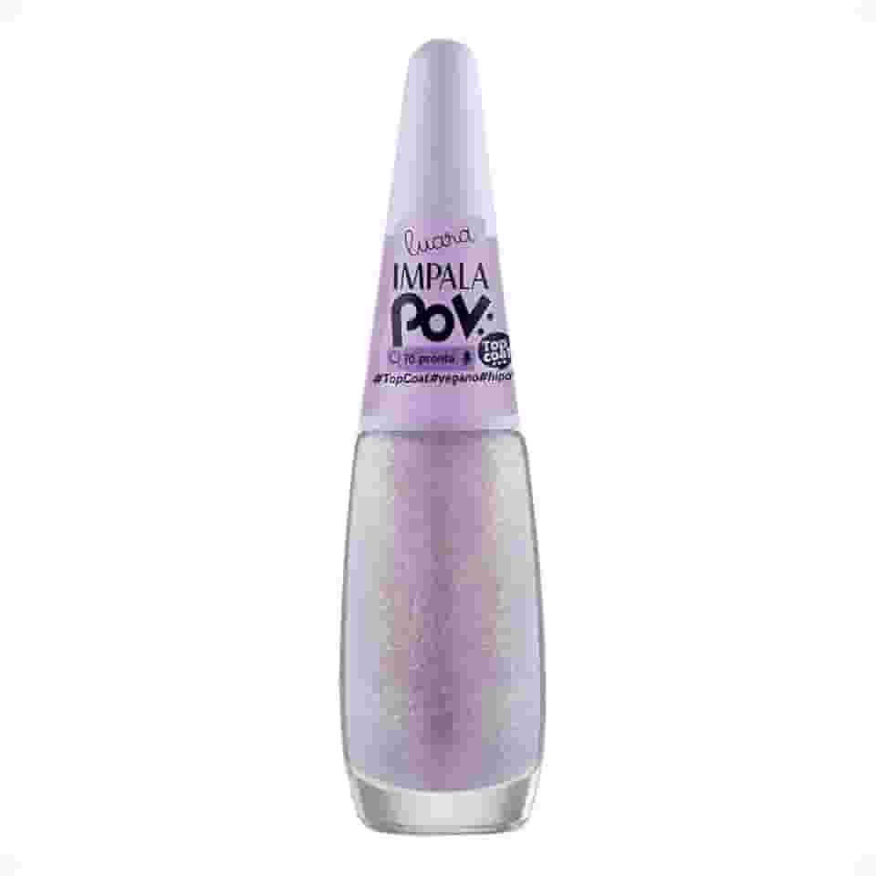 IMPALA ESMALTE POV LUARA TOP COAT GLITTER TO PRONTA 7,5ML