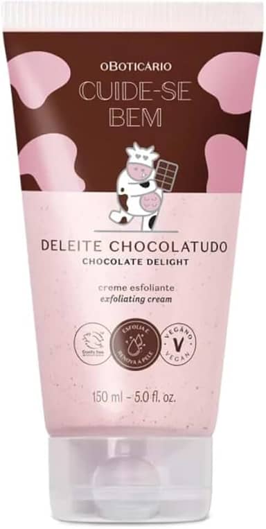 Creme Esfoliante Corporal Cuide-se Bem Deleite Chocolatudo 150ml