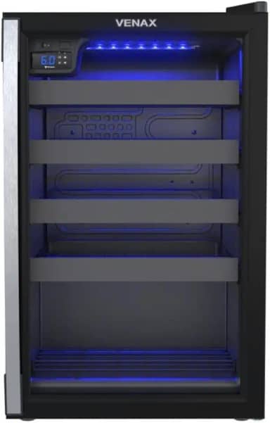 Adega Piubella 100 para 24 Garrafas Preto 220 V