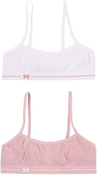 Kit 2 Top DelRio Kids Infantil Feminino Sem Costura Microfibra