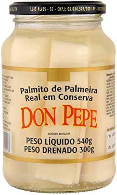 Palmito Don Pepe Palmeira Real Inteiro