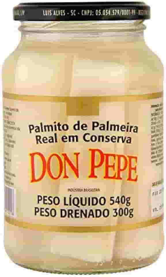 Palmito Don Pepe Palmeira Real Inteiro