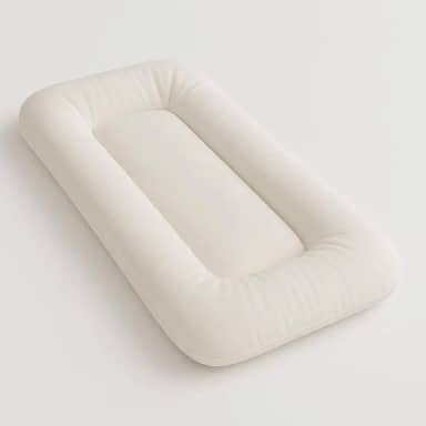 Ninho Casulinho 100% Algodão Extra Macio Recém Nascido Bebê (Branco)