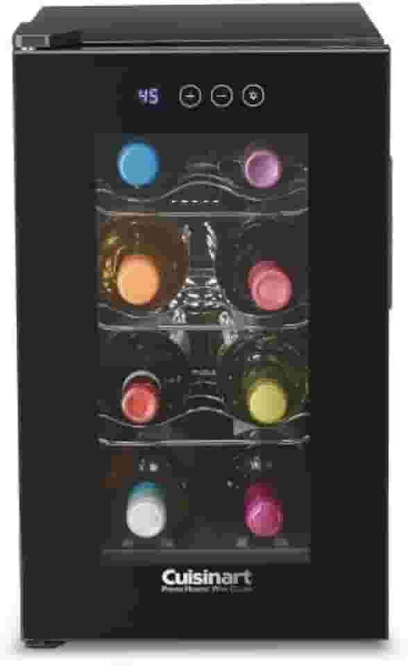 Cuisinart Adega de vinho CWC-800CEN com 8 garrafas de reserva, preta