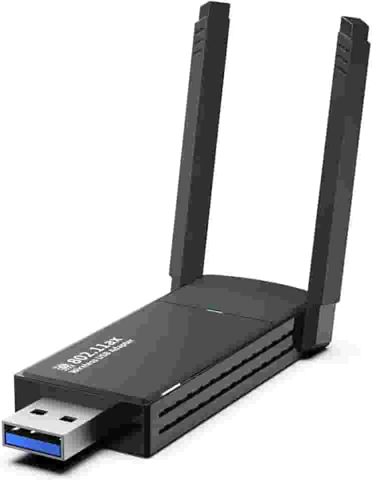 Adaptador WiFi USB 3.0, Dual Band 5GHz e 2.4GHz, 1300Mbps, Duas Antenas