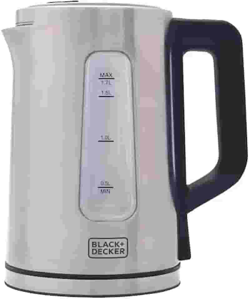 BLACK+DECKER Chaleira Elétrica 220 V, Inox, Programável, Capacidade de 1,7 L, com Controle de Temperatura, Modelo KEPG-B2