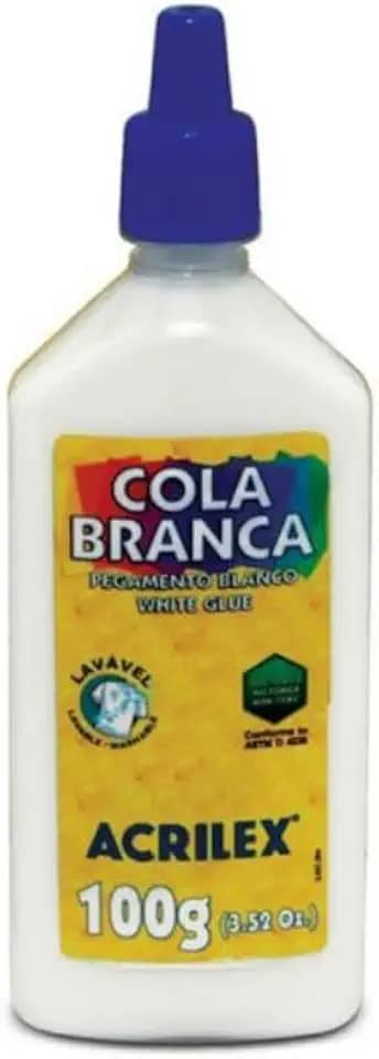Cola 100 g, Acrilex, 02810, Branco