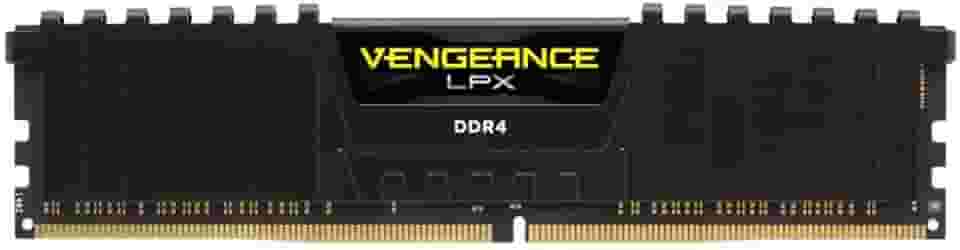 Corsair Kit de memória LPX 16GB DDR4 DRAM 2666MHz C16 CMK16GX4M1A2666C16 Preto