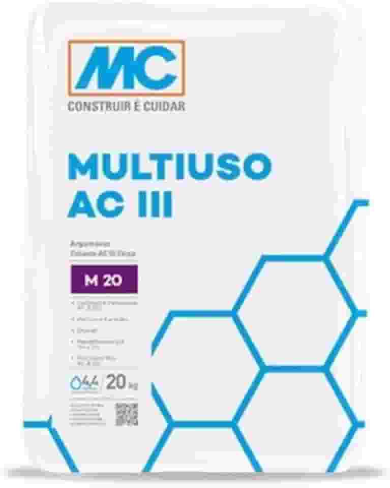 Argamassa AC III Cinza M 20 (Saco 20kg) - MC BAUCHEMIE