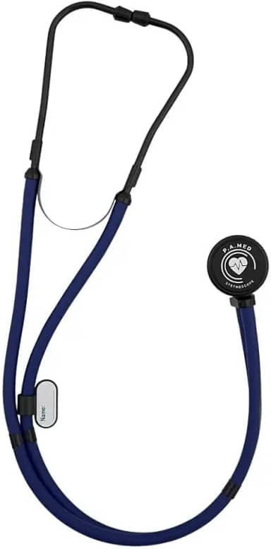 Estetoscópio Rappaport Duplo Pa Med Azul Black